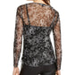 INC International Concepts Women's Ruched Tie-Hem Top Black Size Small