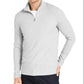 Alfani Men's Lightweight Ribbed Quarter Zip Pullover Grey Size Medium