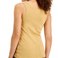 Style & Co Women's Cotton Tank Top Beige Size Small