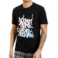 INC International Concepts Men's City Graffiti Graphic T-Shirt Black Size Medium