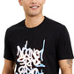 INC International Concepts Men's City Graffiti Graphic T-Shirt Black Size Medium