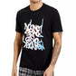 INC International Concepts Men's City Graffiti Graphic T-Shirt Black Size Small