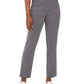JM Women's Collection Jacquard Pull-On Pants Blue Size XX Large