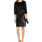 INC International Concepts Women's Sequin Sheath Dress Black Size Small