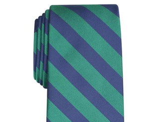 Club Room Men's Rover Classic Stripe Tie Green Size Regular