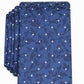 Bar III Men's Iris Skinny Floral Dot Tie Navy Size Regular