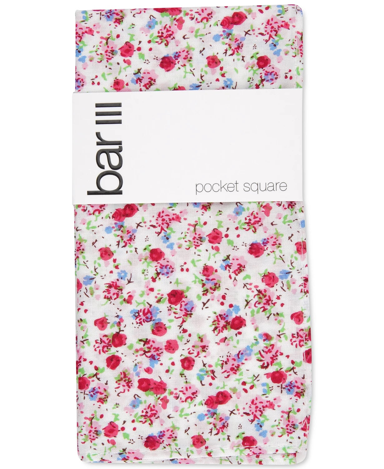 Bar III Men's Bourke Floral Pocket Square Pink Size Regular