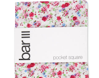 Bar III Men's Bourke Floral Pocket Square Pink Size Regular