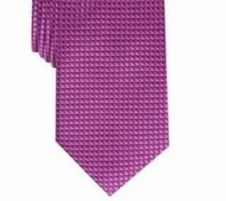 Alfani Men's Slim Neat Tie Pink Size Regular