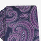 Tasso Elba Men's Paisley Silk Tie Purple Size Regular