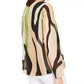 Alfani Women's Printed Angel Sleeve Top Beige Size Petite Medium