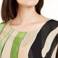 Alfani Women's Printed Angel Sleeve Top Beige Size Petite Medium