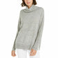 INC International Concepts Women's Melange Cowlneck Sweater Grey Size X-Small