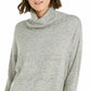 INC International Concepts Women's Melange Cowlneck Sweater Grey Size X-Small