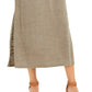 Style & Co Women's Textured Tie Waist Maxi Dress Green Size XX-Large