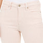 Charter Club Women's Printed Stripe Bristol Skinny Ankle Jeans Pink Size 8
