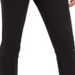 INC International Concepts Women's Bow-Detailed Tapered Ankle Pants Black Size 16