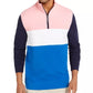 Club Room Men's Regular Fit Colorblocked 1/4 Zip Sweatshirt Pink Size Large
