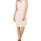 Style & Co Women's Textured Cotton Dress White Size Medium