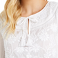 Style & Co Women's Cotton Peasant Blouse White Size Small