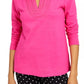 Charter Club Women's Cotton Embroidered Top Pink Size Medium