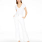INC International Concepts Women's High Rise Sailor Trouser Jeans White Size 12