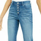 INC International Concepts Women's Curvy Double Hem Ankle Jeans Blue Size 8