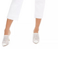 INC International Concepts Women's Curvy Double-Hem Ankle Jeans White Size 12