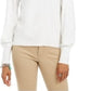 Style & Co Women's Pull-Sleeve Blouson Sweater White Size Medium