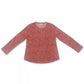 Style & Co Women's Printed Henley Shirt Red Size Large