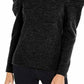INC International Concepts Women's Puff-Sleeve Sweater Black Size X-Small