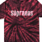 Merch Traffic Men's Tie Dye Sopranos Graphic T-Shirt Red Size Large