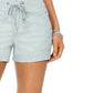 Style & Co Women's Poplin Tie Shorts Medium Blue Size X-Large