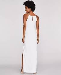 BCX Junior's Rhinestone Faux Wrap Gown White Size X-Large