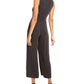 Thalia Sodi Women's Metallic Cowlneck Jumpsuit  Silver Size Large