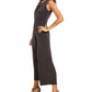 Thalia Sodi Women's Metallic Cowlneck Jumpsuit  Silver Size Large