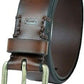 Levi's Men's 38Mm Bartack Silver Buckle Belt Brown Size 32