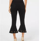 Thalia Sodi Women's Cropped Embellished Jeans Black Size 10