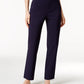 Alfred Dunner Women's Classics Allure Pull On Slim Leg Pants Navy
