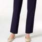 Alfred Dunner Women's Classics Allure Pull On Slim Leg Pants Navy