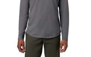 Columbia Men's Rugged Ridge Long Sleeve T-Shirt Dark Grey Size X-Large