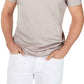 Alfani Men's Soft Touch Stretch Henley Gray Size XX-Large