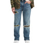 Levi's Men's 541 Athletic Fit Ripped Jeans Med Blue Size 38X30