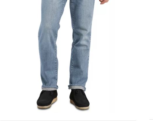 Levi's 541 Men's Athletic Fit All Season Tech Ripped And Repaired Jeans Blue Size 32X32