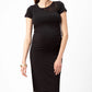 Stowaway Collection Maternity Women's City and Nursing Dress Black Size B4