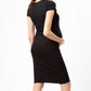 Stowaway Collection Maternity Women's City and Nursing Dress Black Size B4