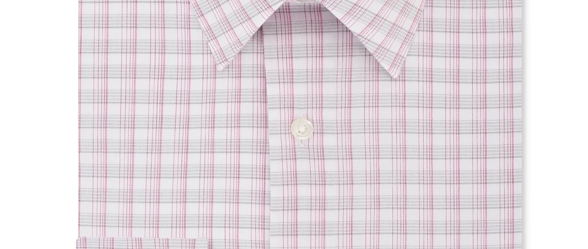 Van Heusen Men's Classic/Regular-Fit Wrinkle-Free Performance Stretch Flex Collar Plaid Dress Shirt Gray Size 18X36-37