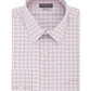 Van Heusen Men's Classic/Regular-Fit Wrinkle-Free Performance Stretch Flex Collar Plaid Dress Shirt Gray Size 18X36-37
