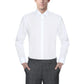 DKNY Men's Slim Fit Performance Stretch Wrinkle Resistant French Cuff Dress Shirt White Size 15.5X34X35