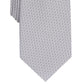 Perry Ellis Men's Starlite Neat Tie Silver Size Regular